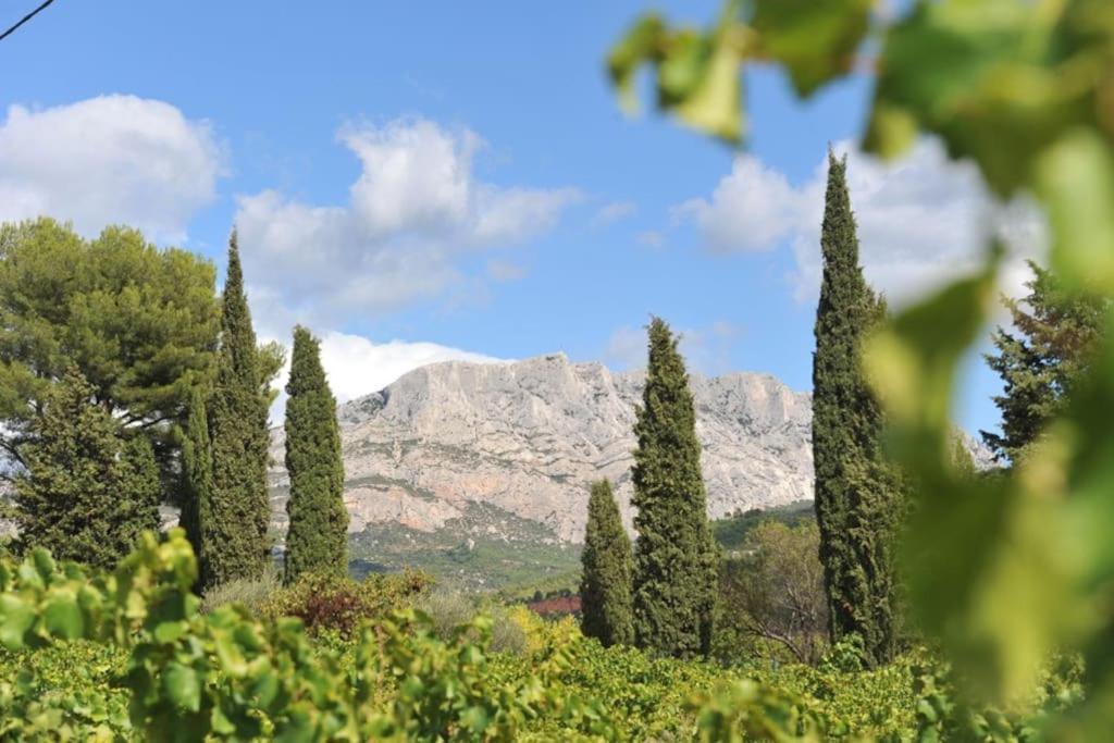 La Bastide - Le Grenache - Le Syrah Au Domaine Chateau Henri Bonnaud Le Tholonet Exterior foto